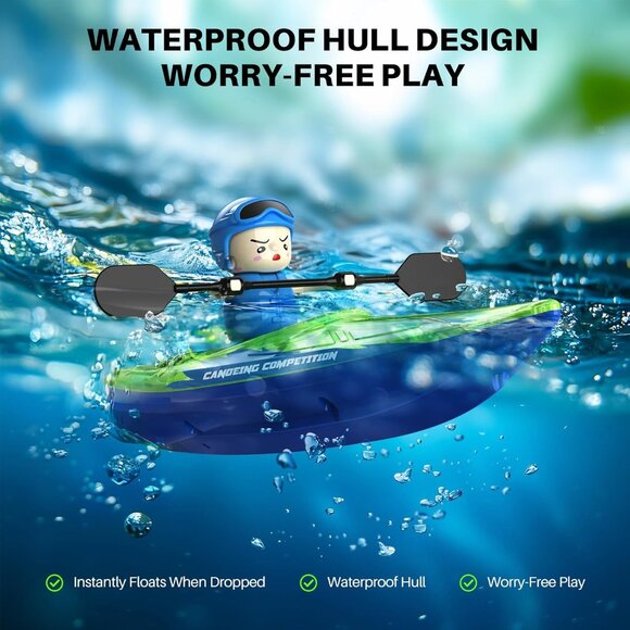 NEW! RC Boats 2 Pack, Remote Control Kayaks with 3 Magnetic Balls 😊 - Picture 6 of 7